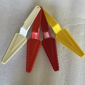 Vintage Tupperware Cut N Serve Pie Cake Servers Lot Of 4